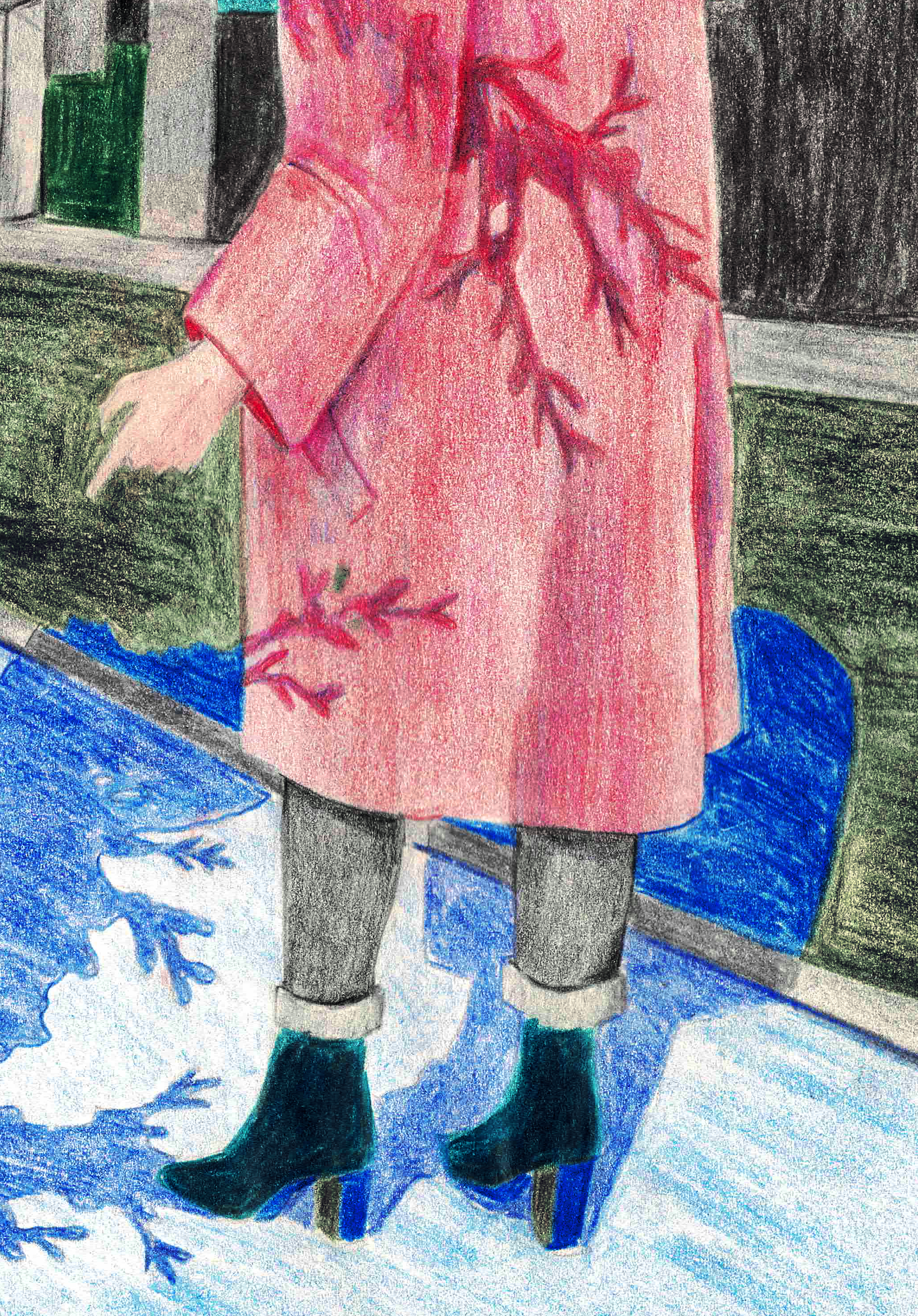 illustration dans la rue corps ombre zoom2